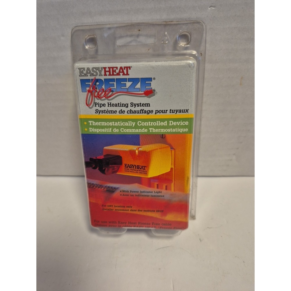 Easy Heat‎ EH-38 Freeze Thermostat Plug Pipe Heating Controller Pre-Set New